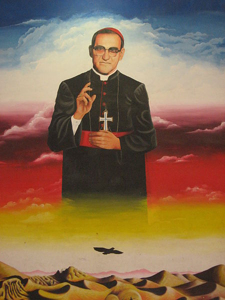 Oscar Romero Mural Uni San Salvador
