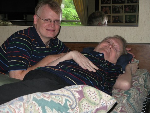 Papa and Dwight matching